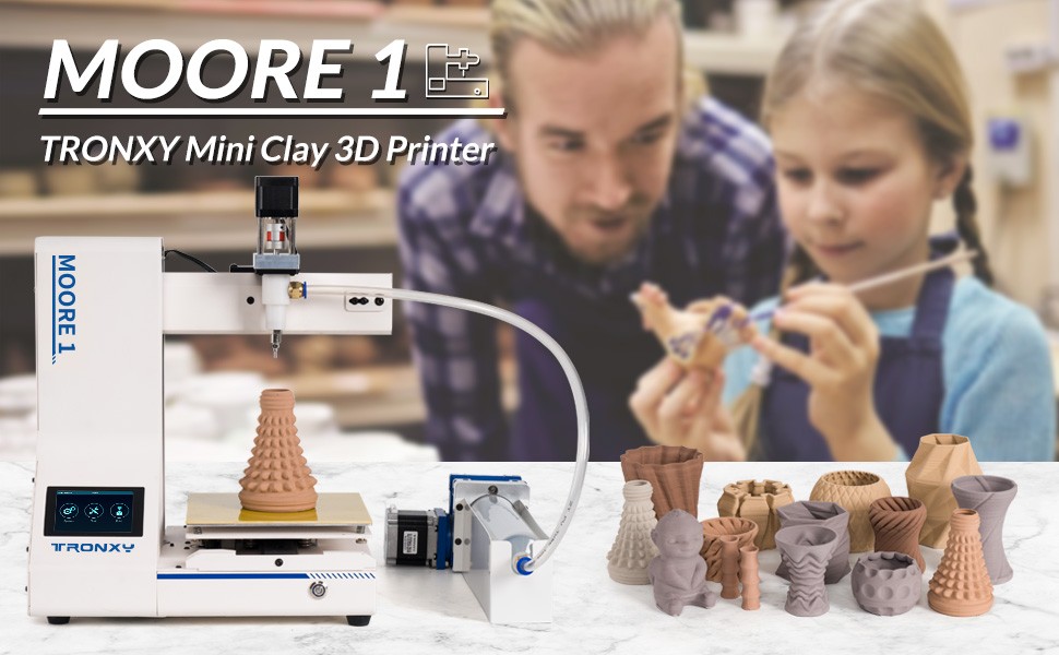 Introduction to the application of clay 3D printers in various fields