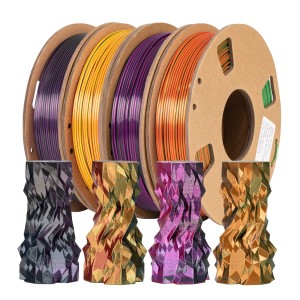 Tri-Color PLA Filament Bundle 250g*4