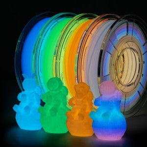 PLA Glow 250gx4 Pack, 3D Printer Filament Bundle