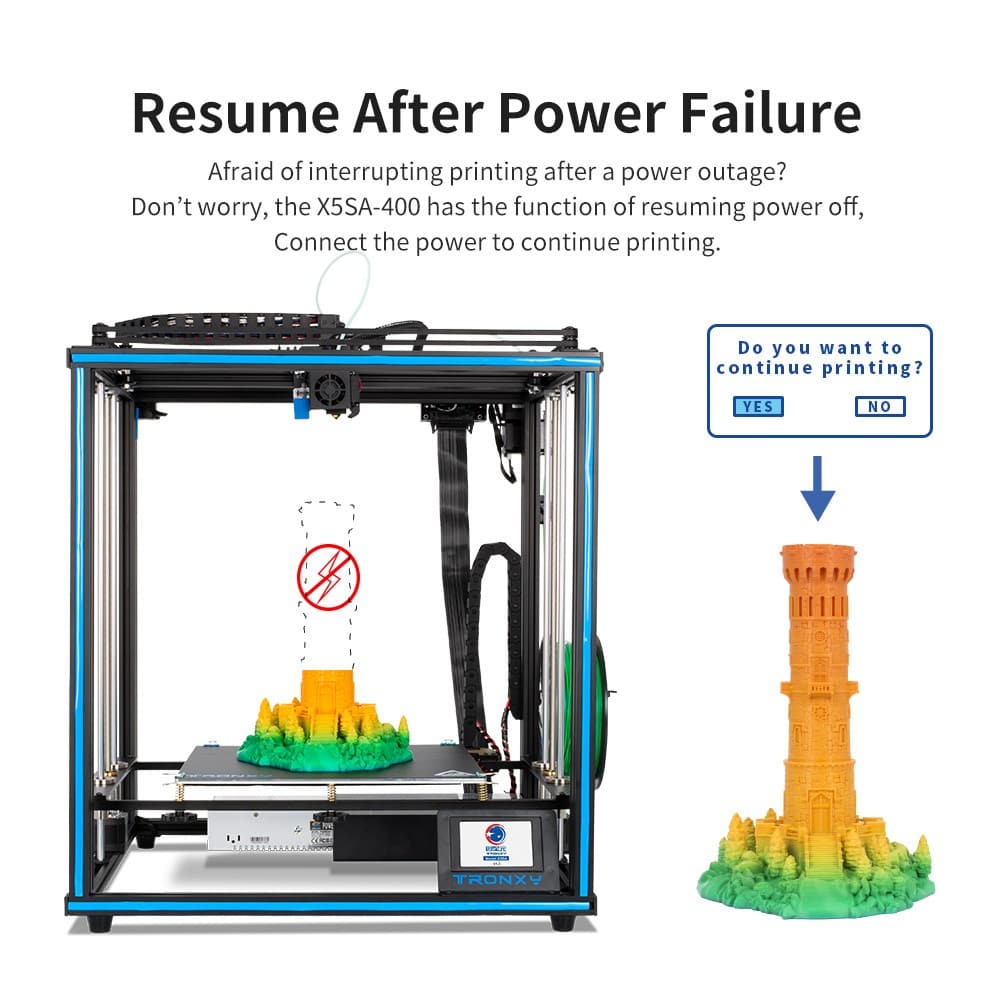 X5SA 400 3D PRINTER