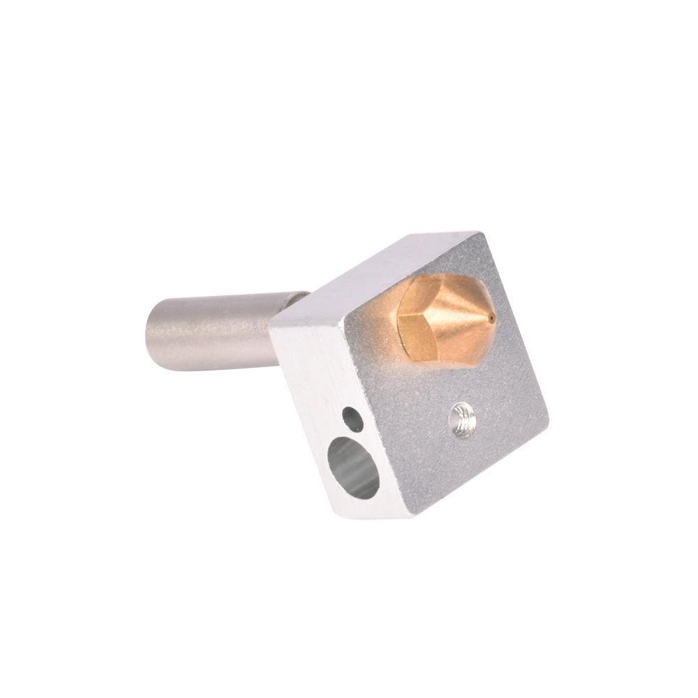 Aluminium Heated Block M6 Throat 0.4mm Nozzle Hotend for 1.75mm Filament