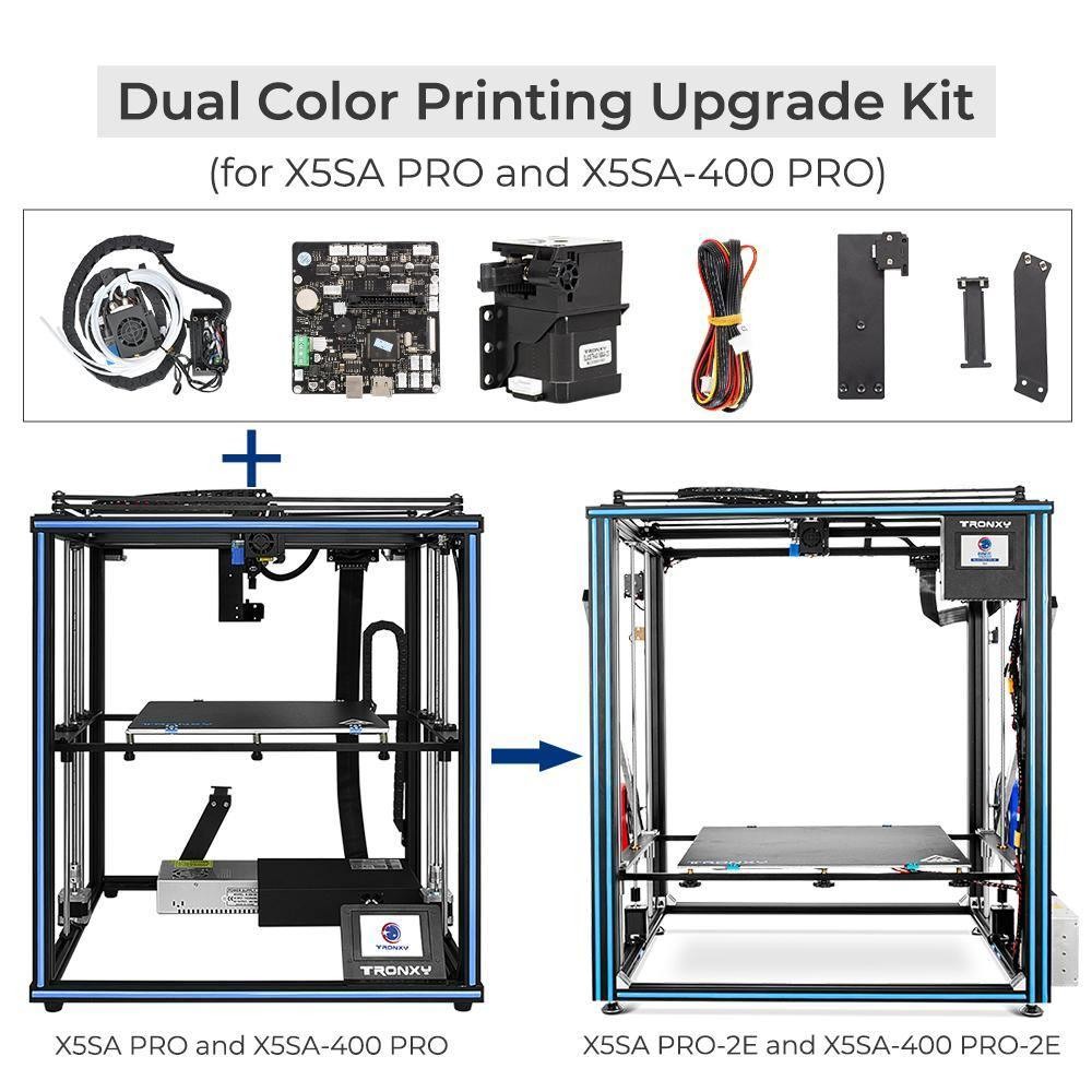 Tronxy PRO-2E Upgrade Kits 2-In-1-Out for X5SA PRO, X5SA-400 PRO