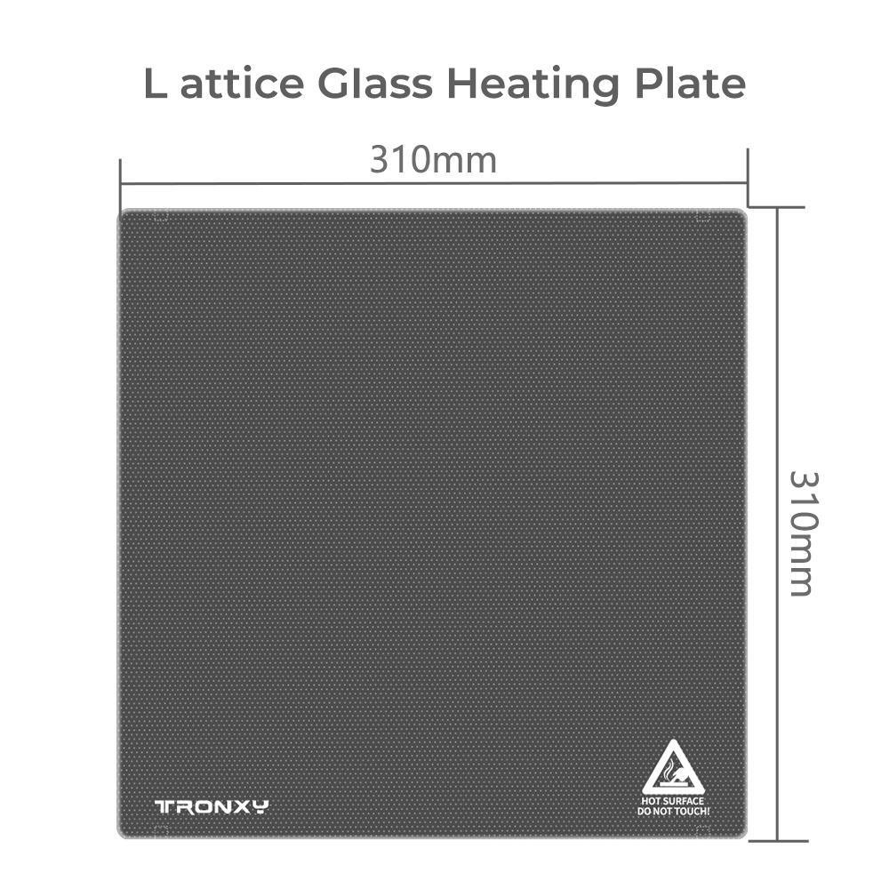 Lattice Glass Heated bed Plate 5 Sizes 3D Printer Parts & Accessorie for Hot Bed