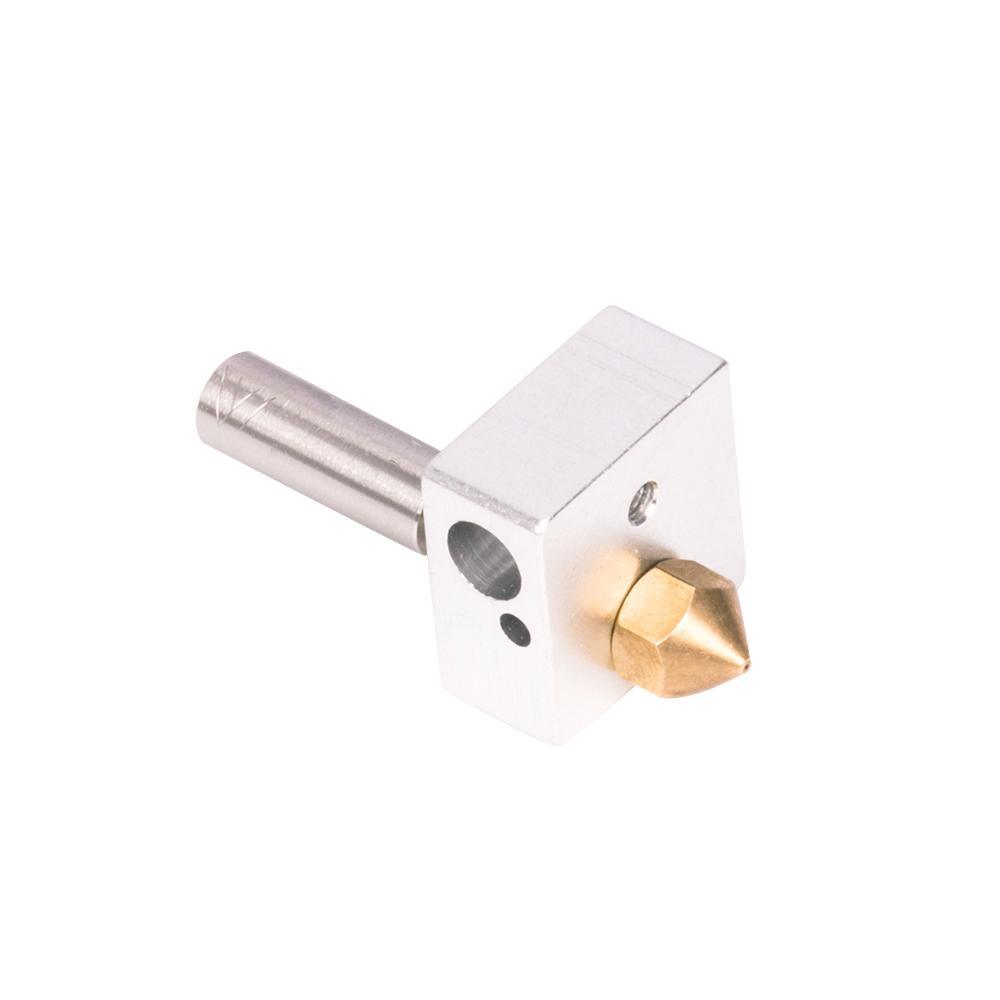 Aluminium Heated Block M6 Throat 0.4mm Nozzle Hotend for 1.75mm Filament