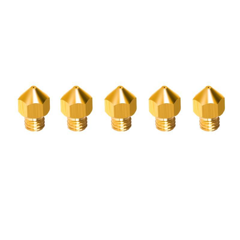 Tronxy MK8 Copper Nozzle with Extruder nozzle size 0.2mm 0.3mm 0.4mm(5pcs)