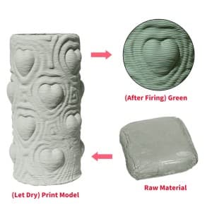 COLORED CLAY 1KG-Ceramic 3d Printing Clay
