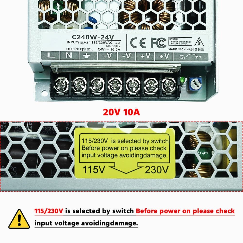 Power Supply For Tronxy 3D Printer accessorIes