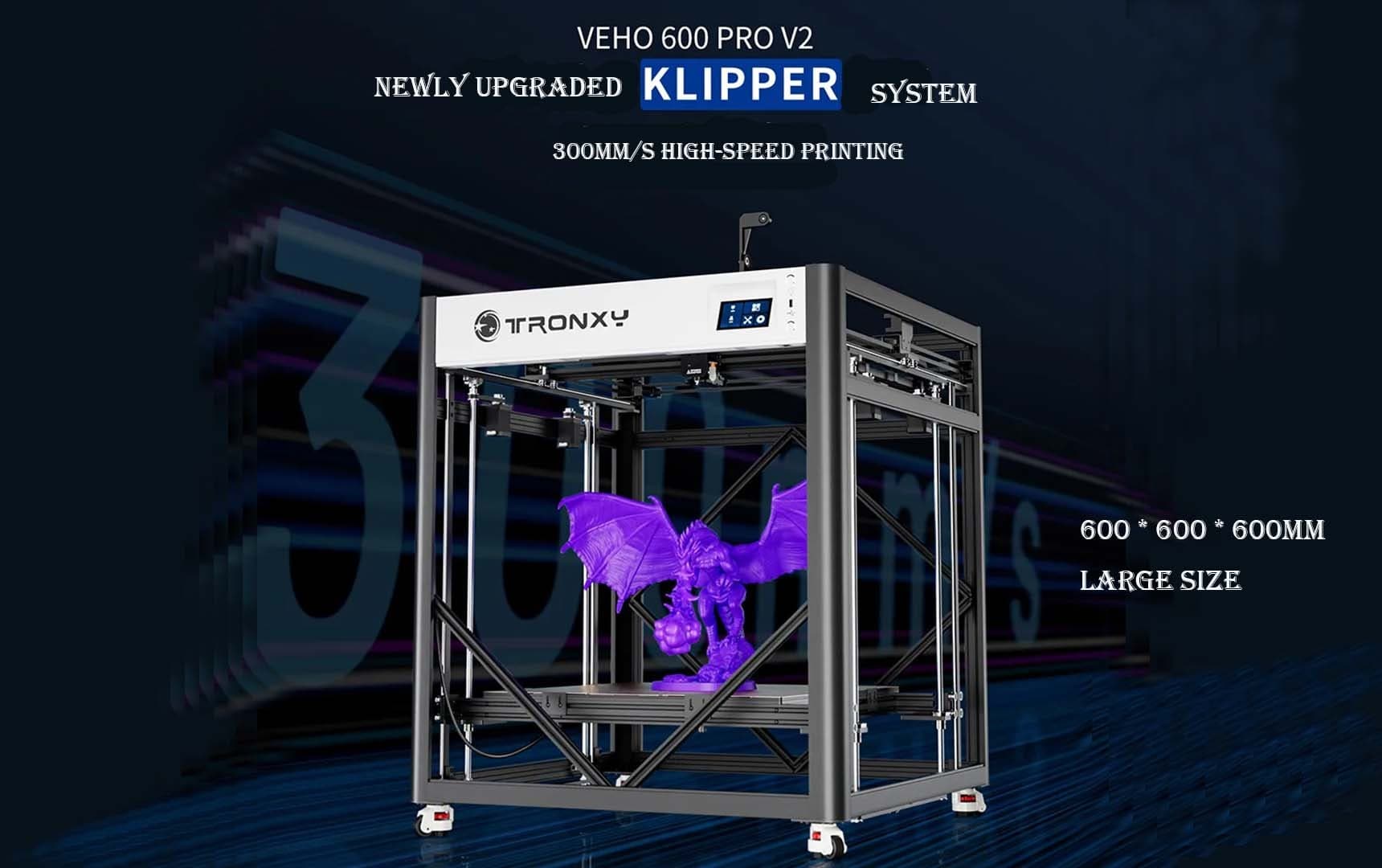 VOHO 600 PRO V2 3D Printer: Reshaping the Future of Printing with High Speed, Precision, and Versatility