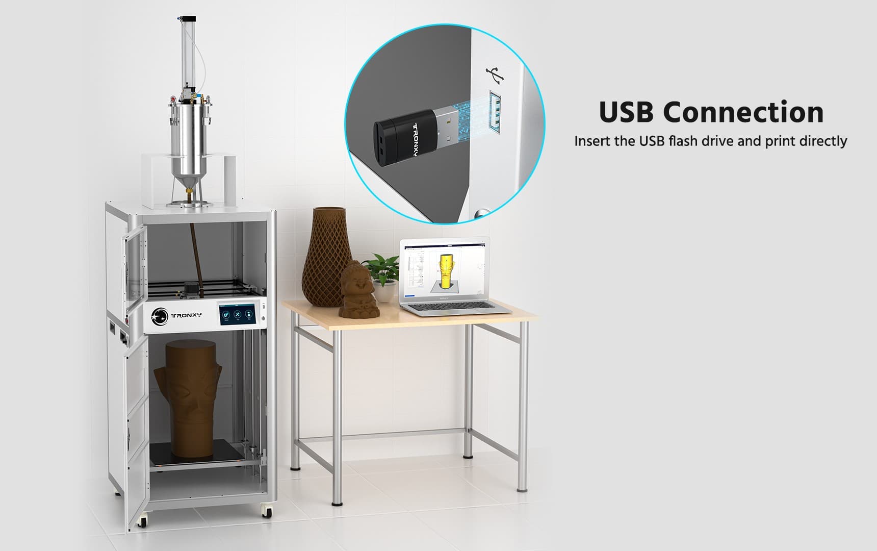 Unlimited Innovation, Precision Manufacturing: Moore X 4060 Clay 3D Printer Leads the Future