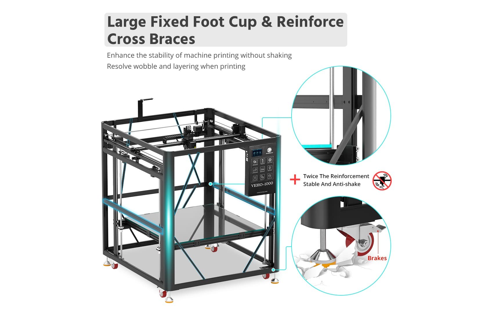 VEHO 1000 3D Printing Machine: Ultra-Large Dimensions, Innovative Design, Consistent as One