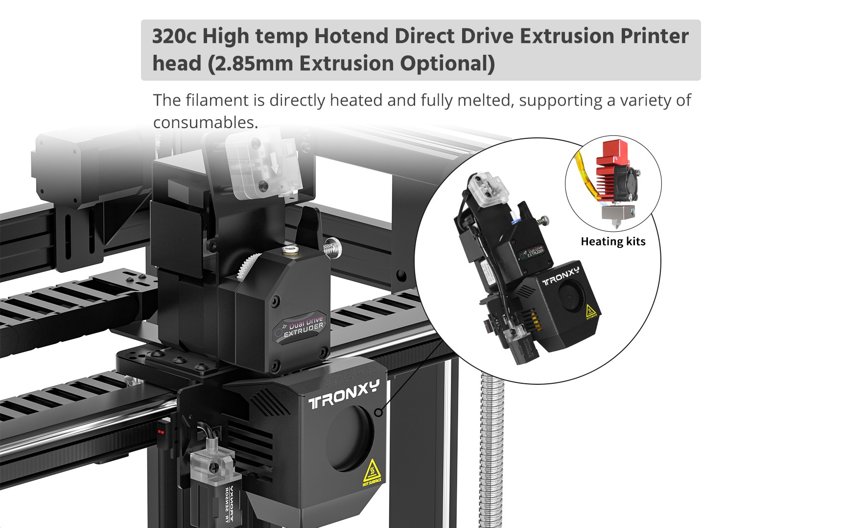 VEHO 1000 3D Printer: 320-Degree High-Temperature Extrusion Technology, Leading a New Era of High-Performance Material Printing