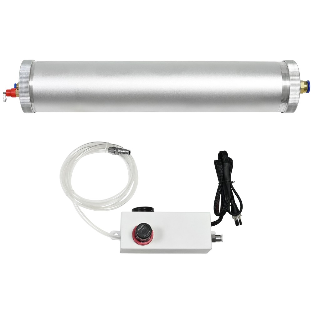 Aluminum material 1000ml 2000ml Aluminum Barrel Kit Clay Mud Feeding System pneumatic device - Barrel+air control valve