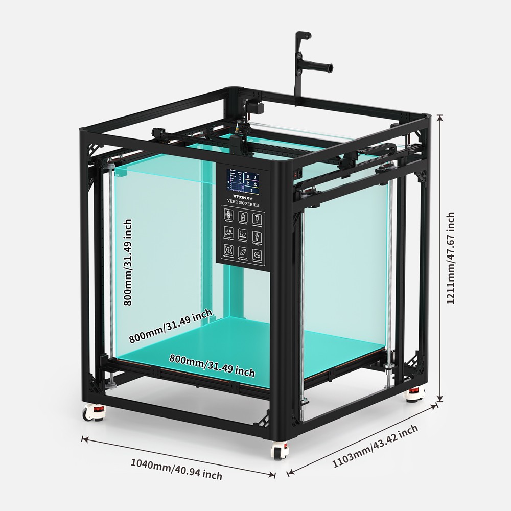 VEHO 800 PRO/VEHO 1000 PRO/VEHO 1000-16 PRO/VEHO 1000-20 PRO  Klipper 3D Printer