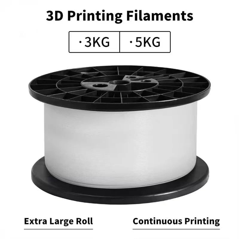 PLA 2.85mm Filament , White/Black, 3/5kg Spool