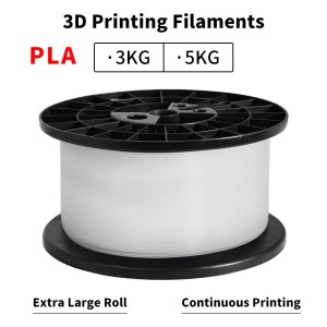 PLA 2.85mm Filament , White/Black, 3/5kg Spool