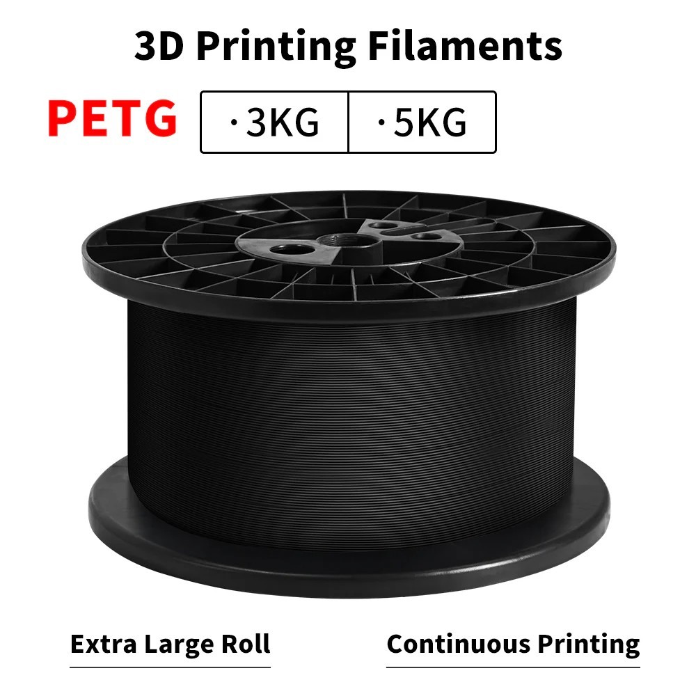 PETG 2.85mm Filament , White/Black, 3/5kg Spool