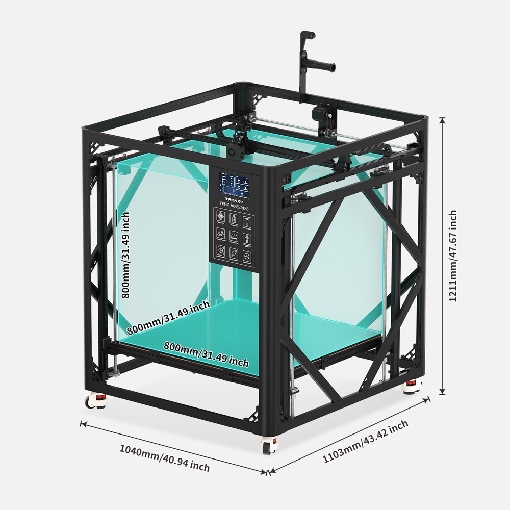 VEHO 800 PRO/VEHO 1000 PRO/VEHO 1000-16 PRO/VEHO 1000-20 PRO  Klipper 3D Printer