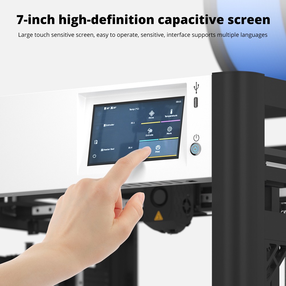 VEHO 500 PRO 3D Printer with Klipper Firmware,Support High Speed Printing
