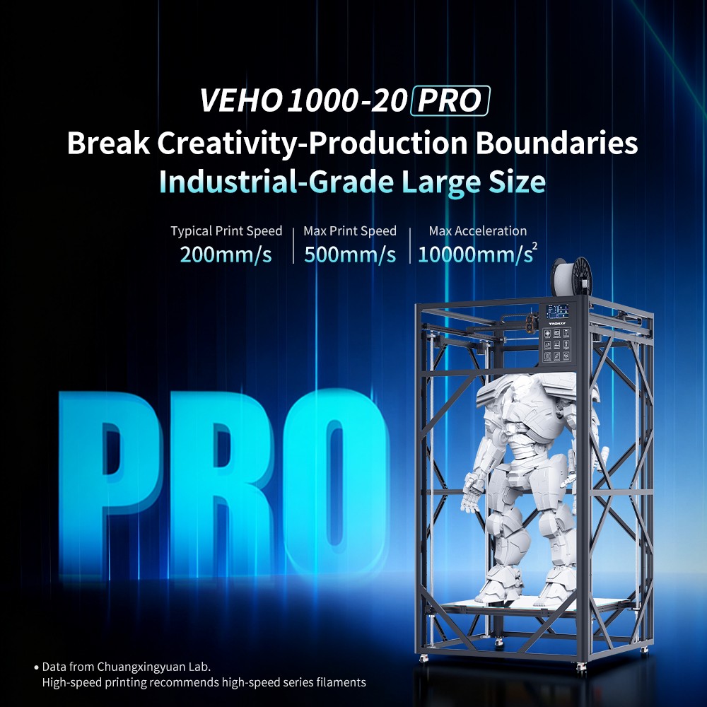 VEHO 1000-20 PRO Klipper 3D printer