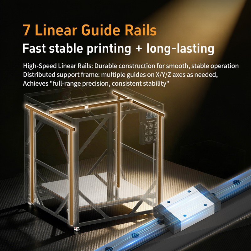 VEHO-800 PRO 3D Printer, with PEI  and Klipper Firmware,with Nozzle 1,75mm,Stock in eu warehouse.