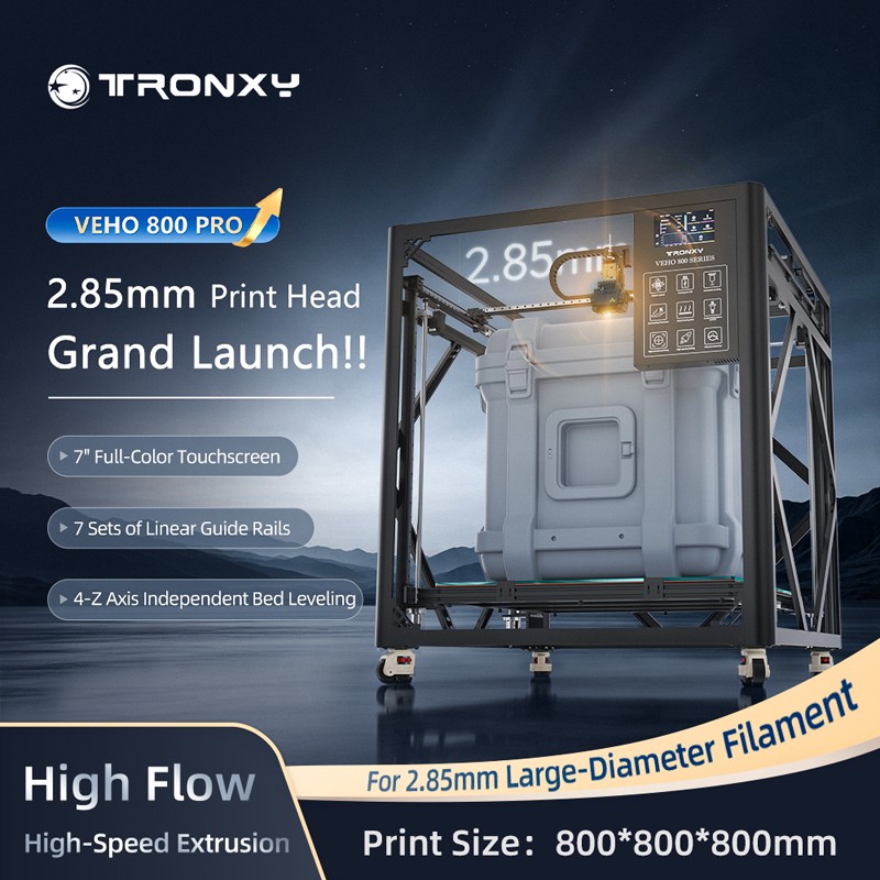VEHO 800 PRO（2.85mm）Klipper 3D Printer