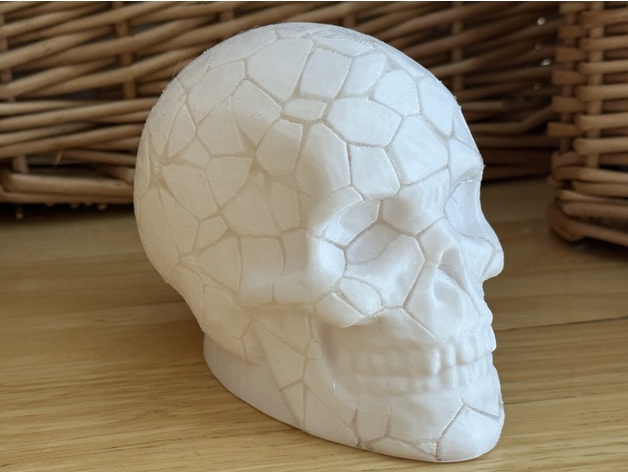 Skull Head - Ceramic Vase