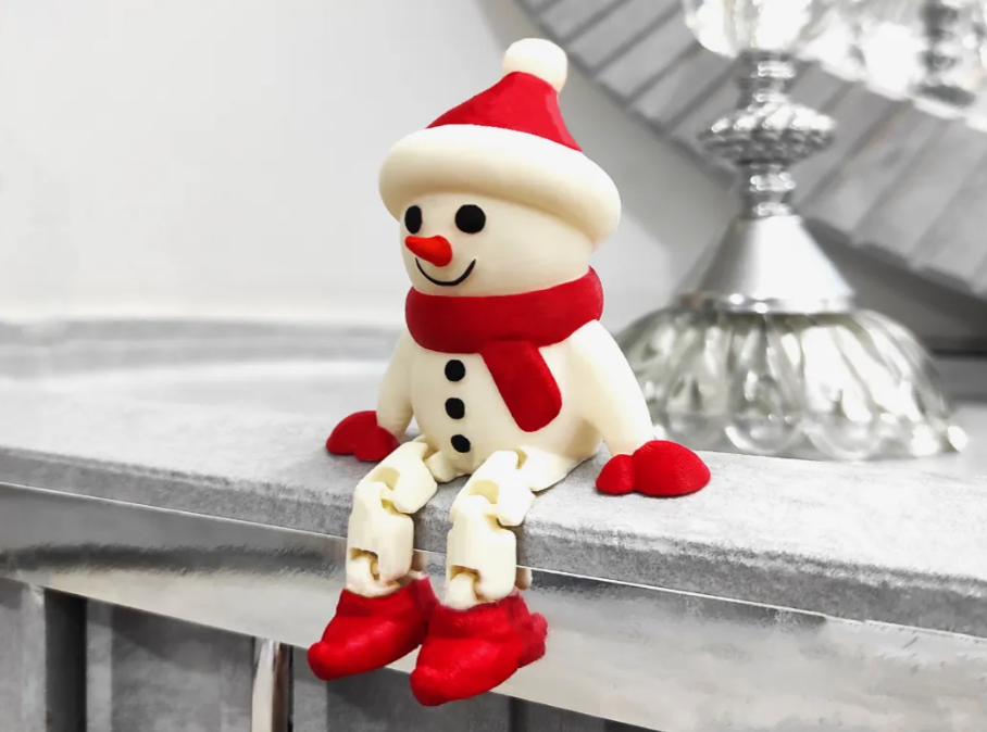 Articulated Christmas Snowman