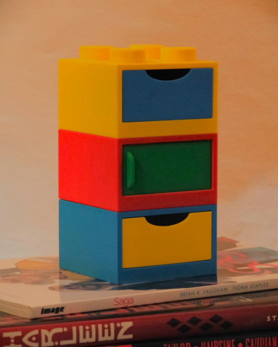 Brick Lockers Stackable Desk Boxes