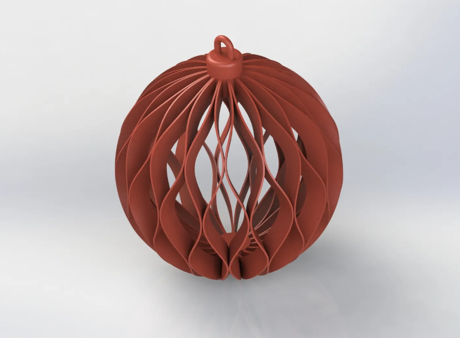 Hollow Honeycomb Christmas Ornament