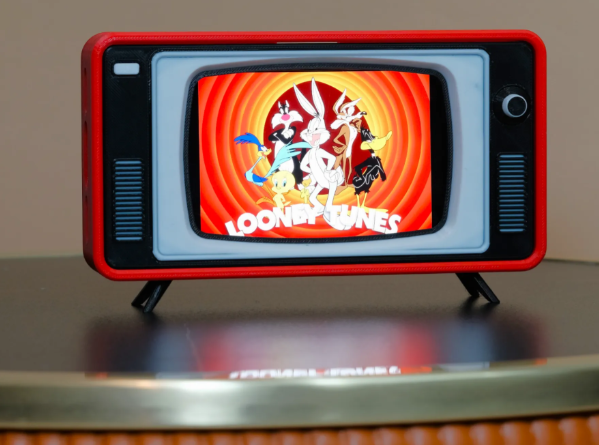 Retro TV Phone Holder