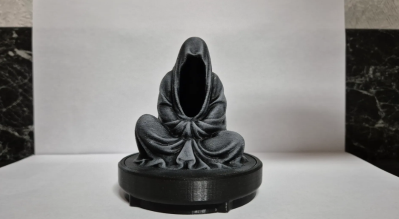 Meditation Death LED Candle Holder