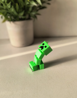 Minecraft movable joint creeper