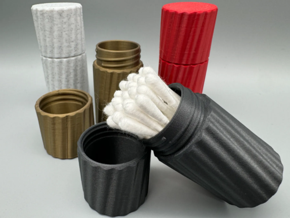 Cotton swab travel storage box