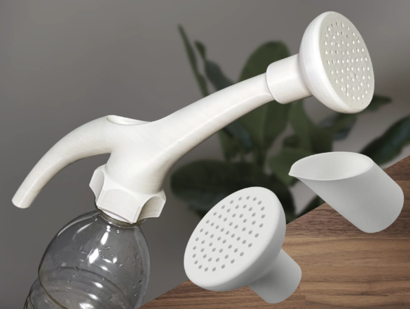 Two-in-one bottle cap watering device