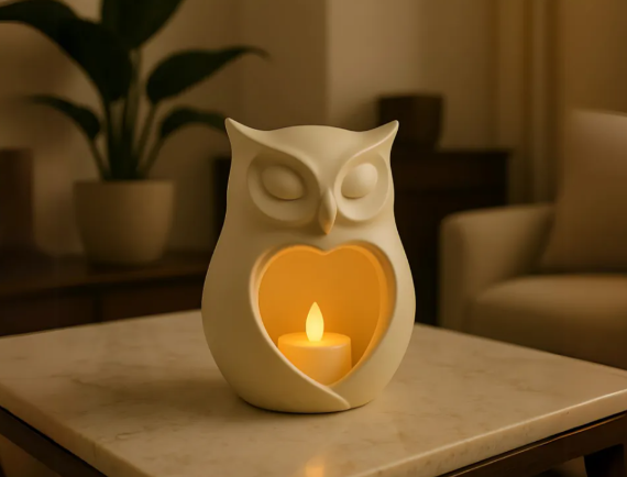 Ceramic Teacup Candle Holder