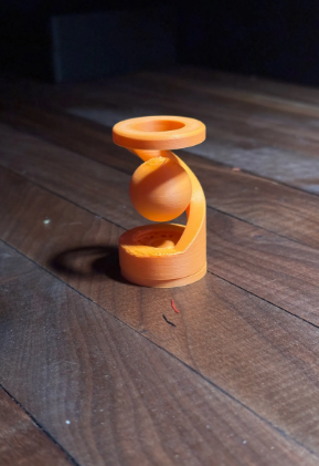 Unzip the rotating suspension ball