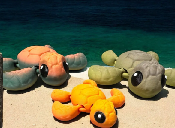 Movable twisting turtle