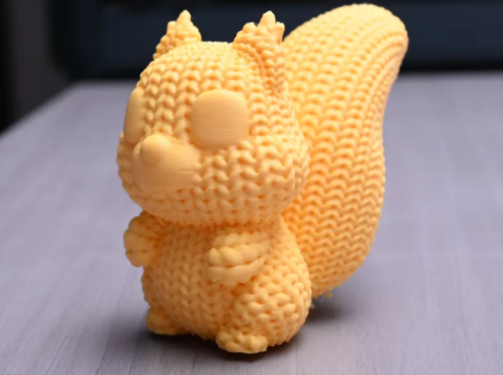 Knitted squirrel