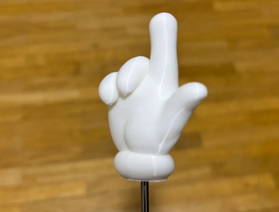 cartoon pointed finger