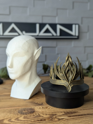 Elven Crown- "Dark Elegance"