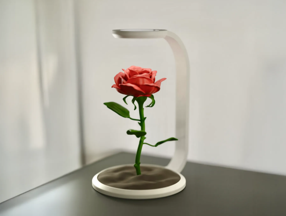 Rose lamp