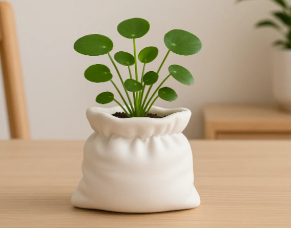Soft Bag Vase – 3D Printed Fabric Effect Bag