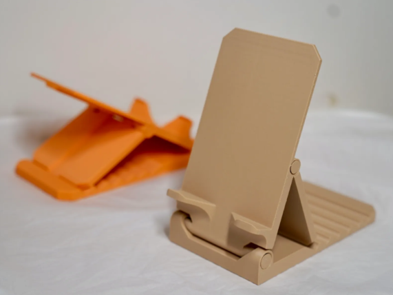 Foldable mobile phone holder