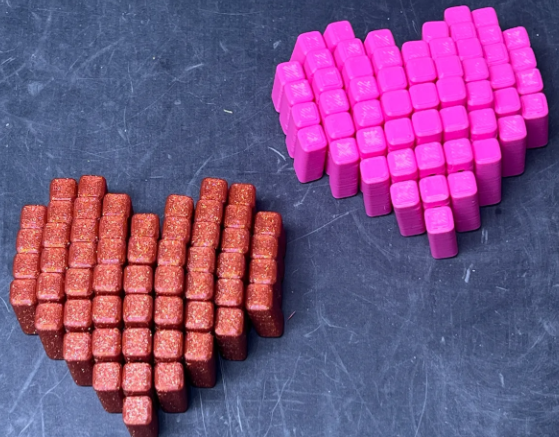 Hugable heart-shaped stress relief toy