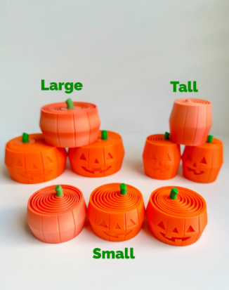 Small pumpkin layered decompression toys (3 styles)