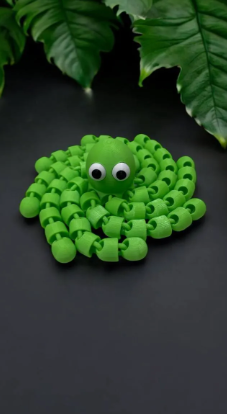 cute and flexible octopus