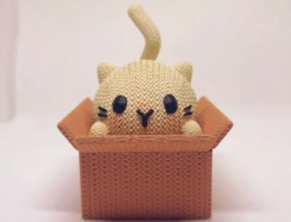 Woven Cat Storage Box