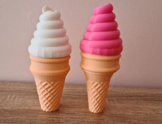 Ice cream screw top container