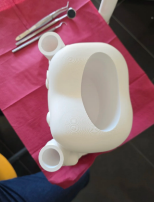 Happy Teeth Toothbrush and Toothpaste Holder