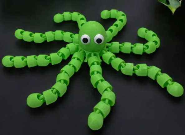cute and flexible octopus